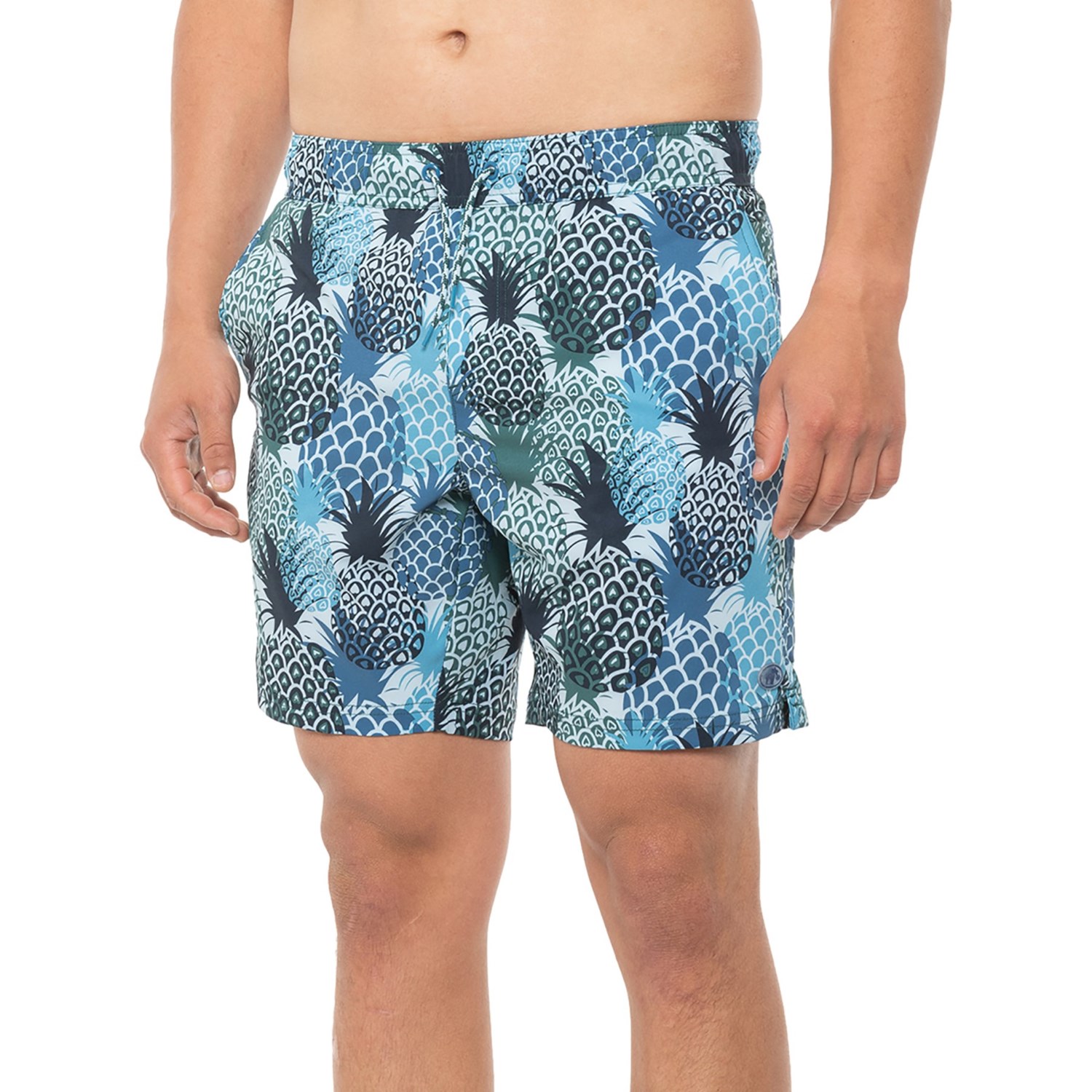 Caribbean Joe Pineapple Swim Shorts (For Men) - Save 44%