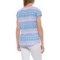 307TT_2 Caribbean Joe Printed Dolman Shirt - Short Sleeve (For Women)