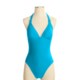 Caribbean Sand Halter Swimsuit - 1-Piece, Scrunchies Straps (For Women)