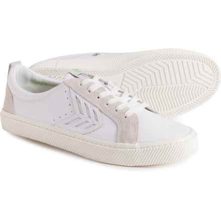 CARIUMA Catiba Low Sneakers - Leather (For Men) in Off White
