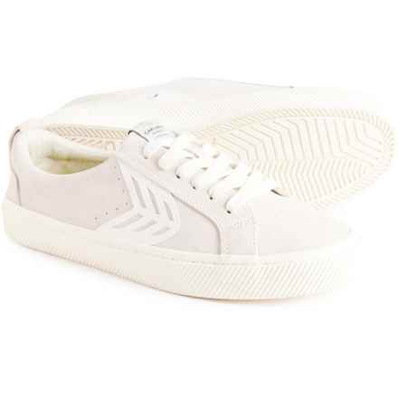 CARIUMA Catiba Low Sneakers - Suede (For Men) in Off White