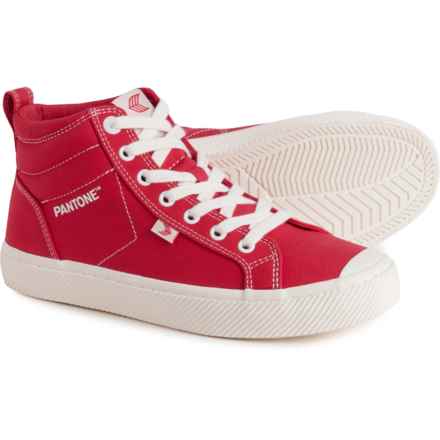 CARIUMA Oca High Pantone Canvas Sneakers (For Women) in Magenta