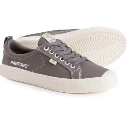 CARIUMA OCA Low Pantone Canvas Sneakers (For Men) in Gargoyle Grey