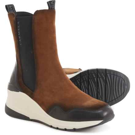 CARMELA Comfort Flex Ankle Boots - Leather (For Women) in Camel