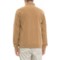 491VN_2 Carnoustie Sueded Cotton Pullover Sweatshirt - Zip Neck (For Big Men)