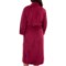 9640J_2 Carole Hochman Dimple Plush Wrap Robe - Long Sleeve (For Women)