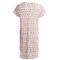 8284T_2 Carole Hochman Dreamy Decadence Nightgown - Short Sleeve (For Plus Size Women)