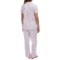 146YV_2 Carole Hochman Violet Garden Pajamas - Short Sleeve (For Women)