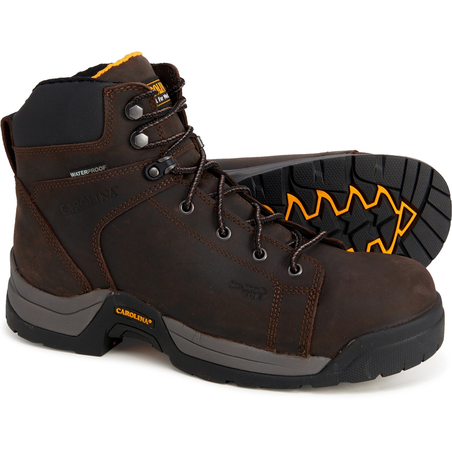 leather composite toe work boots