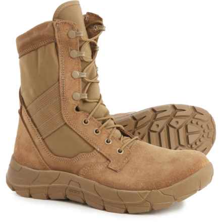 Carolina Shoe 8” Corcoran Combat Boots - Suede (For Men) in Coyote