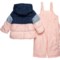 2HPGM_2 Carter's Infant Girls Jacket and Snow Bibs Set - Insulated