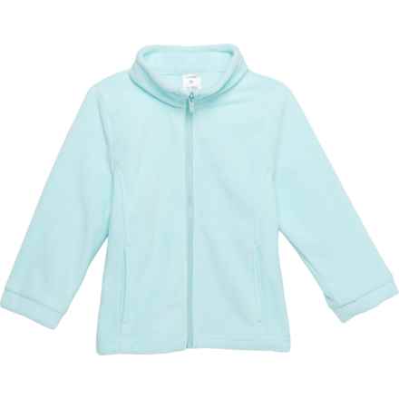 Carter's Little Girls Supersoft Polar Fleece Full-Zip Jacket in Aqua