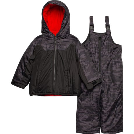 Carter's Toddler Boys Jacket and Snow Bibs - Insulated in Black