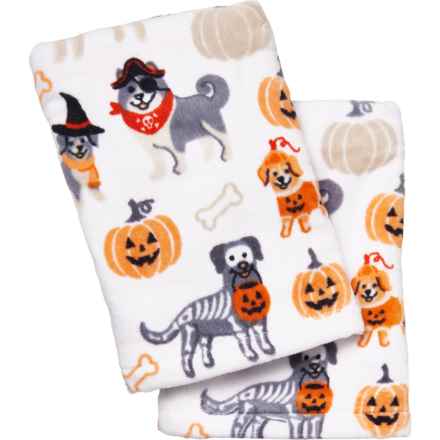 Casaba Dressed Up Pups Hand Towels - 2-Pack, 500 gsm, 16x28”, Multi in Multi