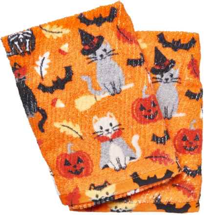 Casaba Feline Prowl Hand Towels - 2-Pack, 500 gsm, Orange in Orange