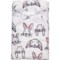 23UTY_2 Casaba Pawfect Bunnies Hand Towels - 2-Pack, White-Pink