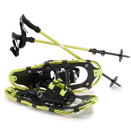 CASCADE MOUNTAIN TECH Easy-Pull 821 Snowshoe Kit in Green