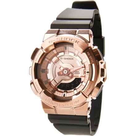 Casio G-Shock Analog-Digital Watch - 46 mm, Resin Strap in Rose Gold/Black