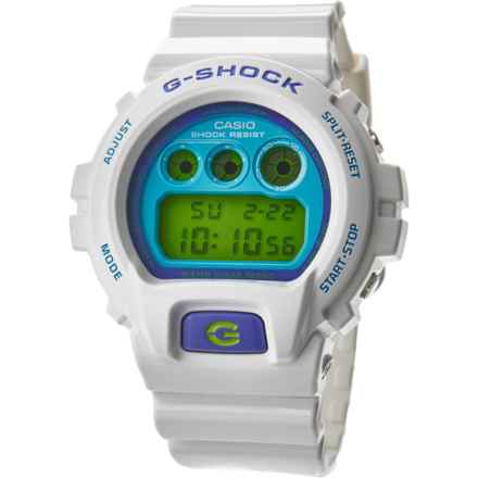 Casio G-Shock Digital Watch in White/Blue