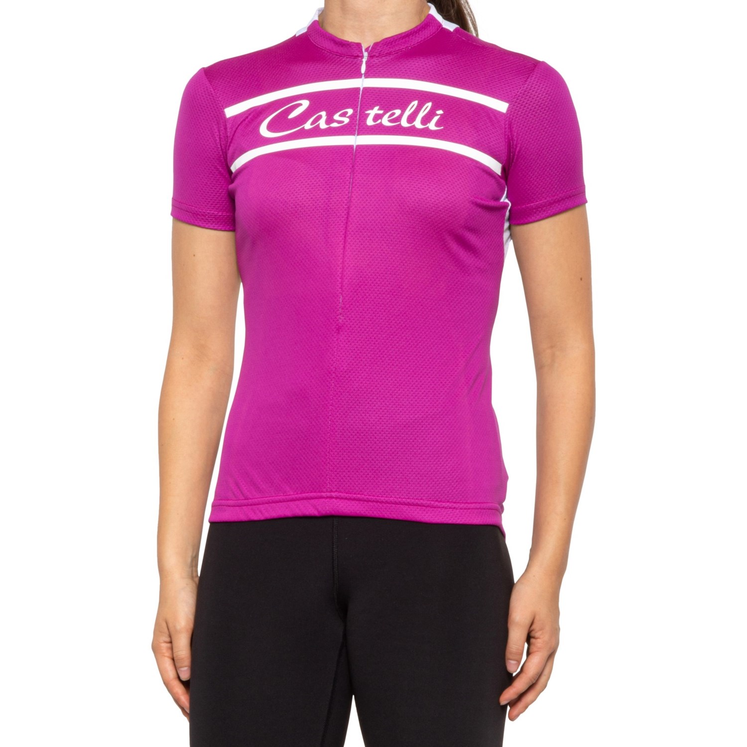 Castelli Promessa Women/'s Short Sleeve Cycling Jersey Purple FREE SHIPPING
