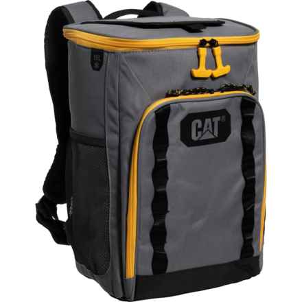 Caterpillar 28-Can Backpack Cooler in Grey/Black