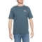Caterpillar Boxy Cat Patch T-Shirt - Short Sleeve in Orion Blue