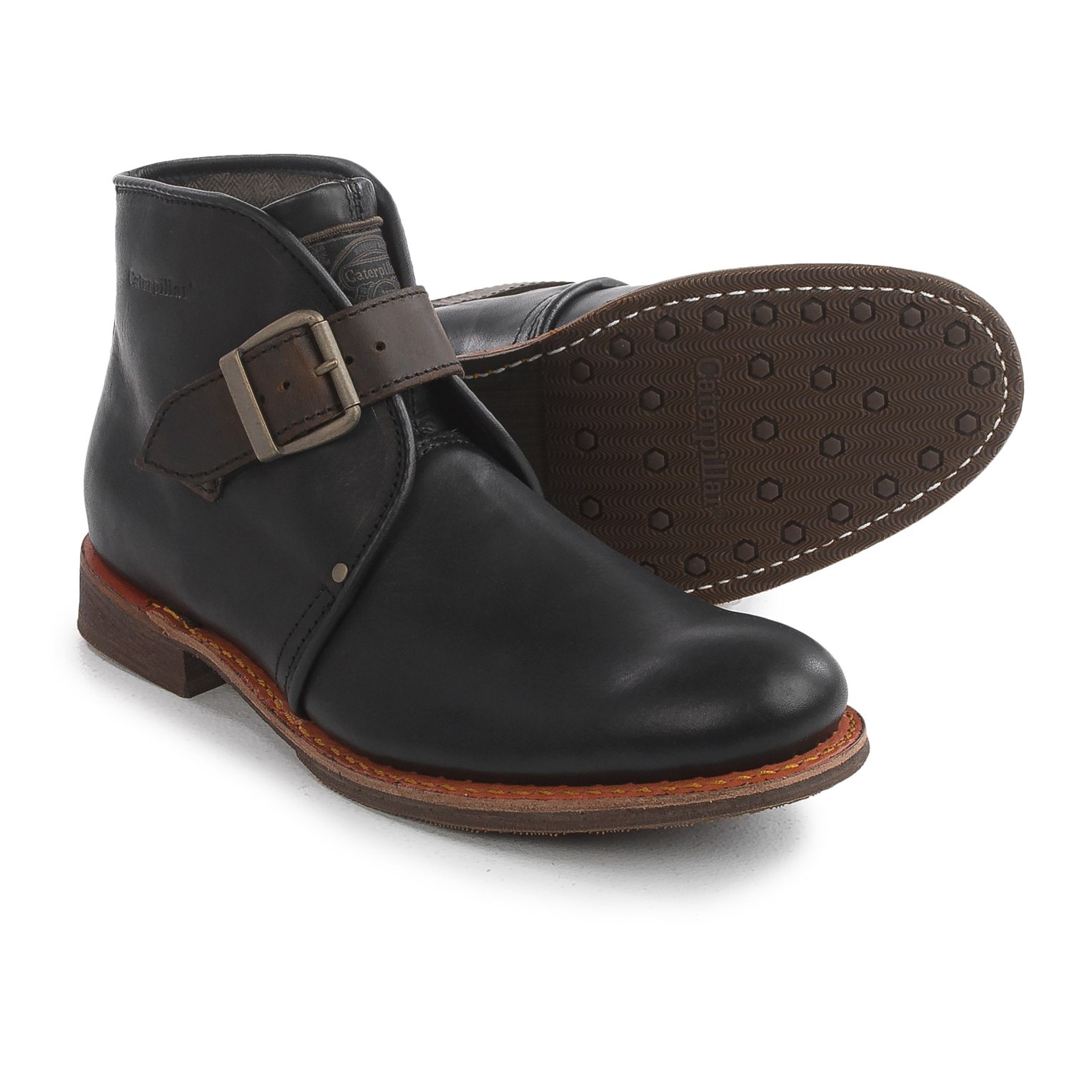 Caterpillar Haverhill Chukka Boots – Leather, Slip-Ons (For Men)