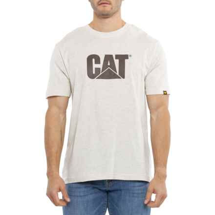 Caterpillar Kasmondu T-Shirt - Short Sleeve in Oatmeal Heather