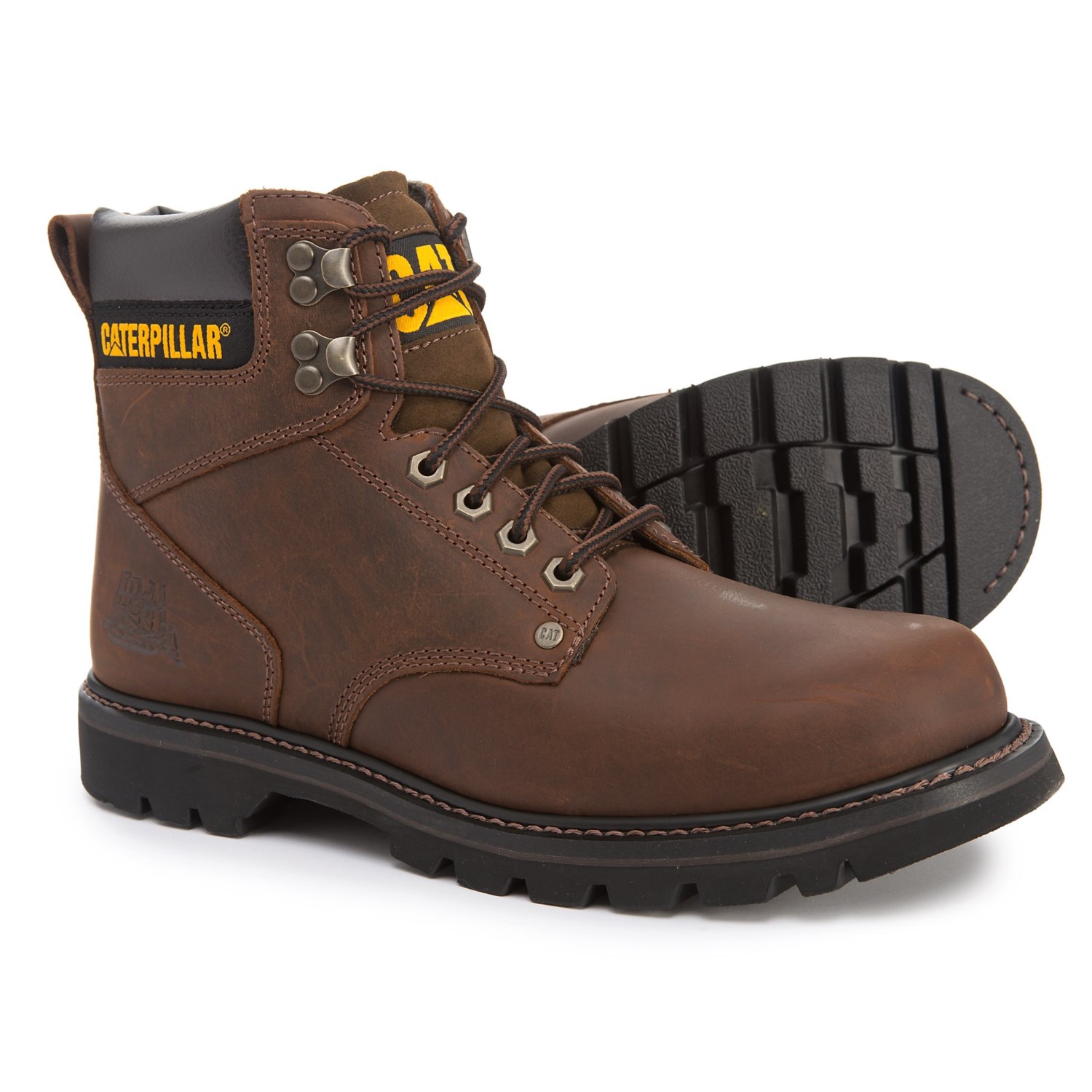 Caterpillar Second Shift Work Boots – Leather (For Men)
