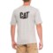 295GY_2 Caterpillar Trademark T-Shirt - Crew Neck, Short Sleeve (For Men)