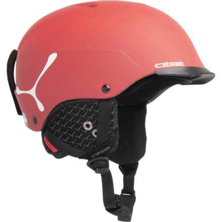 Cebe Contest Visor Ultimate Ski Helmet - MIPS (For Men) in Matte Black/Red