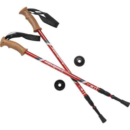 Cedar Ridge Groundbreaker Trekking Pole Set - Pair in Dark Red