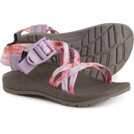 Chaco Boys and Girls ZX1 EcoTread Sports Sandals in Tie Dye Poppy