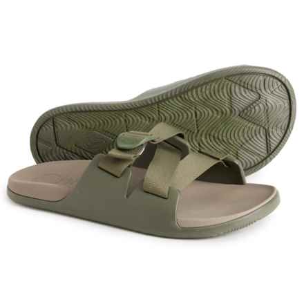 Chaco Chillos Slide Sandals (For Men) in Fossil
