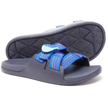 Chaco Chillos Slide Sandals (For Women) in Lasagna Blue