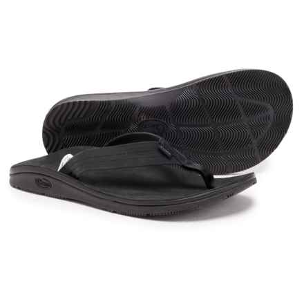 Chaco Classic Flip-Flops - Leather (For Men) in Black