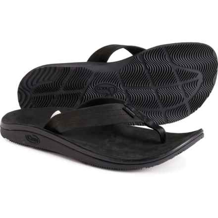 Chaco Classic Flip-Flops - Leather (For Women) in Black