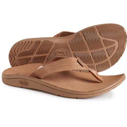 Chaco Classic Flip-Flops - Leather (For Women) in Tan