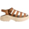 13MC3_3 Chaco CushForm Fisherman Platform Sandals - Leather (For Women)