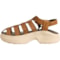 13MC3_4 Chaco CushForm Fisherman Platform Sandals - Leather (For Women)