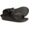 Chaco CushZ Slide Sandals (For Men) in Frond Black