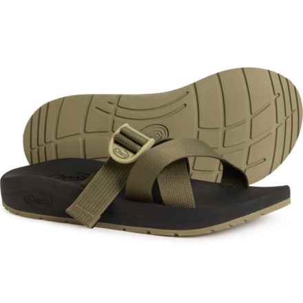 Chaco Cushz Slide Sandals (For Men) in Mossy Olive