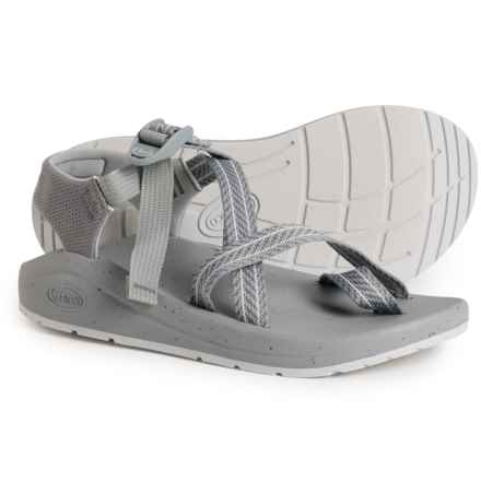 Chaco CushZ Toe-Loop Sport Sandals (For Men) in Frond Cement Gray