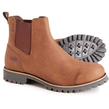 Chaco Fields Chelsea Boots - Waterproof, Leather (For Men) in Chestnut Brown
