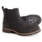 Chaco Fields Chelsea Boots - Waterproof, Suede (For Men) in Black