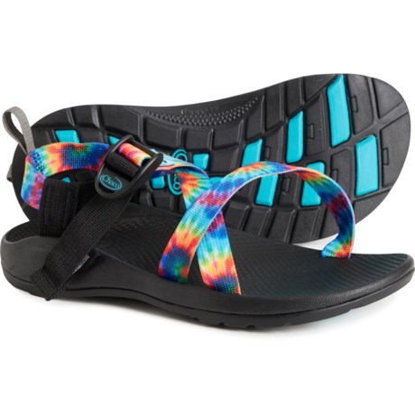 Chaco Girls Z1 EcoTread Sport Sandals in Tiedye