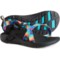 Chaco Girls Z1 EcoTread Sport Sandals in Tiedye