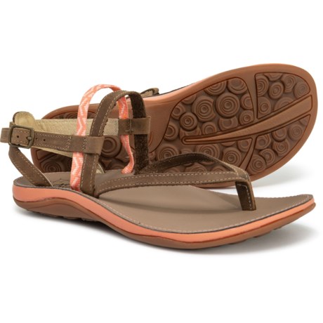 chaco leather flip flops