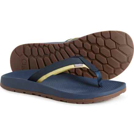 Chaco Lowdown Flip-Flops - Leather (For Men) in Navy Night