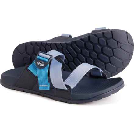 Chaco Lowdown Slide Sandals (For Men) in Azure Dusty Blue